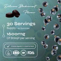 Known Shilajit Gummies Blackcurrant Flavour